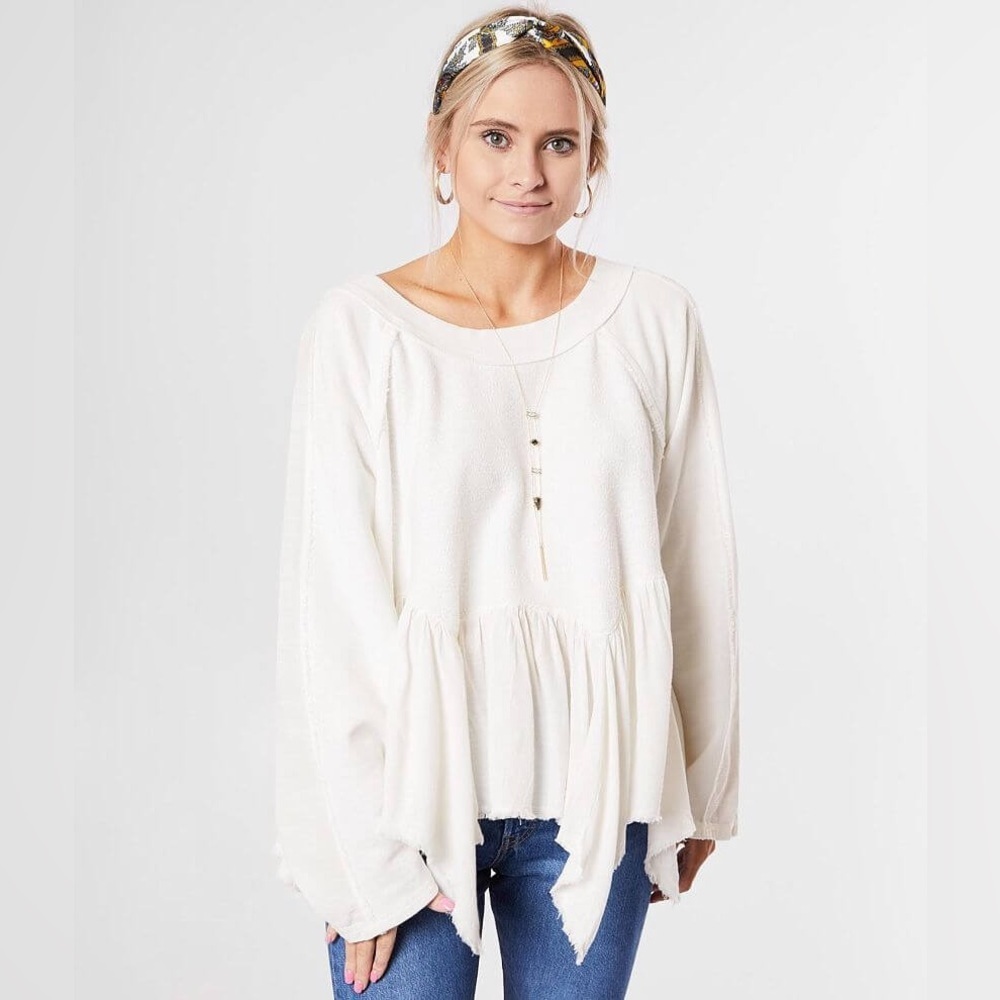 Free People Gold Duster Pullover
